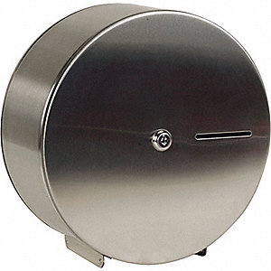 STEEL SINGLE ROLL TOILET DISPENSER